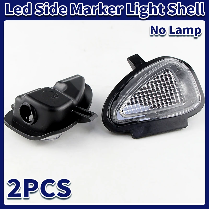

2pcs Error Free Side Under Mirror Puddle Lamp Housing Covers for VW Passat B7 Golf 6 GTI Cabriolet Touran Signal Light Shells