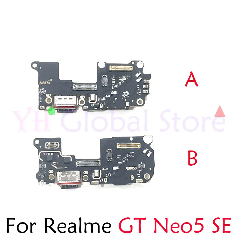 For OPPO Realme GT Neo 5 SE Neo5 USB Charging Dock Connector Sim Card Reader Module Port Board Flex Cable Repair Parts