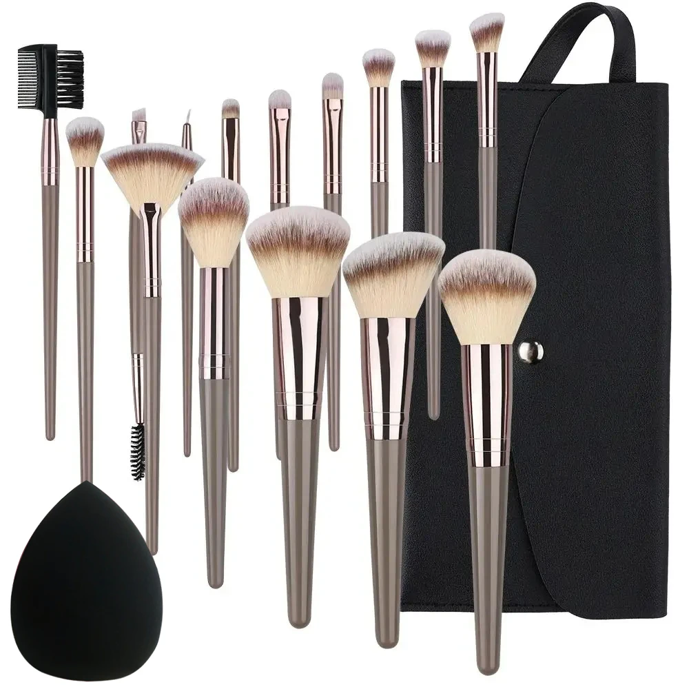 

3-20PCS Makeup Brushes Set Face Premium Synthetic Makeup Brush Cosmetics Foundation Concealer Lip Eyeshadow Blending Blush Kit