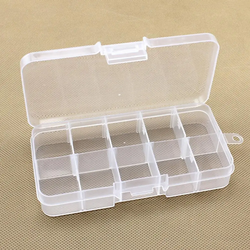 Transparent Jewelry Box Removable Storage Case Storages Container Dustproof And Durable Beaded Decorative Box Plastic Boxes