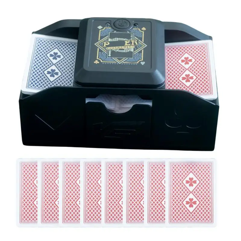 

Timed Poker Shuffle Machine Automatic Sensor Shuffler Machine Electric Poker Shuffler Battery-Operated Cards Shuffling Machine