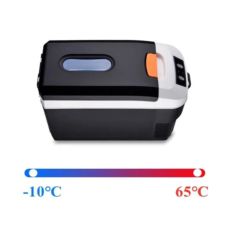 10L Car Home Mini Refrigerator Fridges DC12/24V Drinks Cooler Heater Keep Warm Fresh for Car Home Pinic Camping AC110/220V