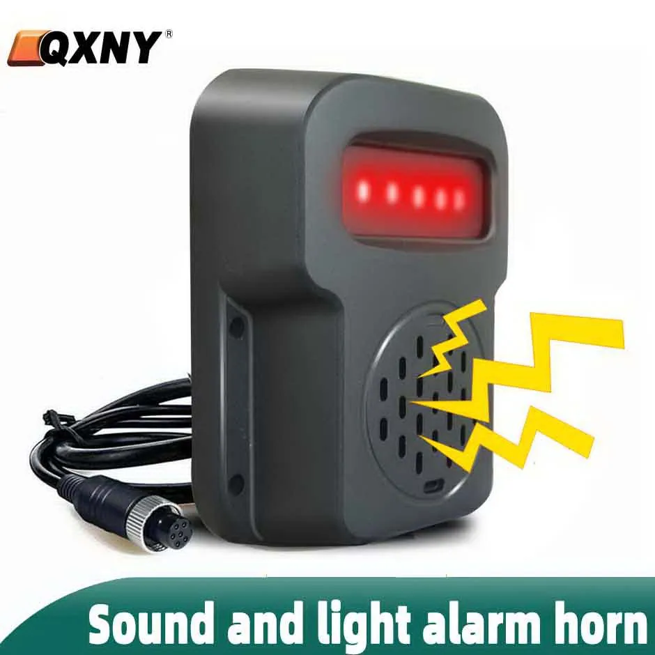 

QXNY BSD Alarm Horn Speaker For Truck Bus Car Lorry Traller Pickup RV Van Vehicle Acousto-Optic Left Or Right Blind Spot Radar