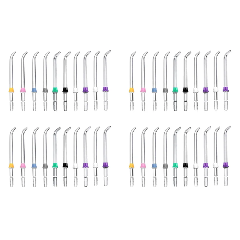 

A28F-40Pcs Replacement Classic Jet Tips Compatible For Waterpik Water Flossers And Other Brand Oral Irrigators