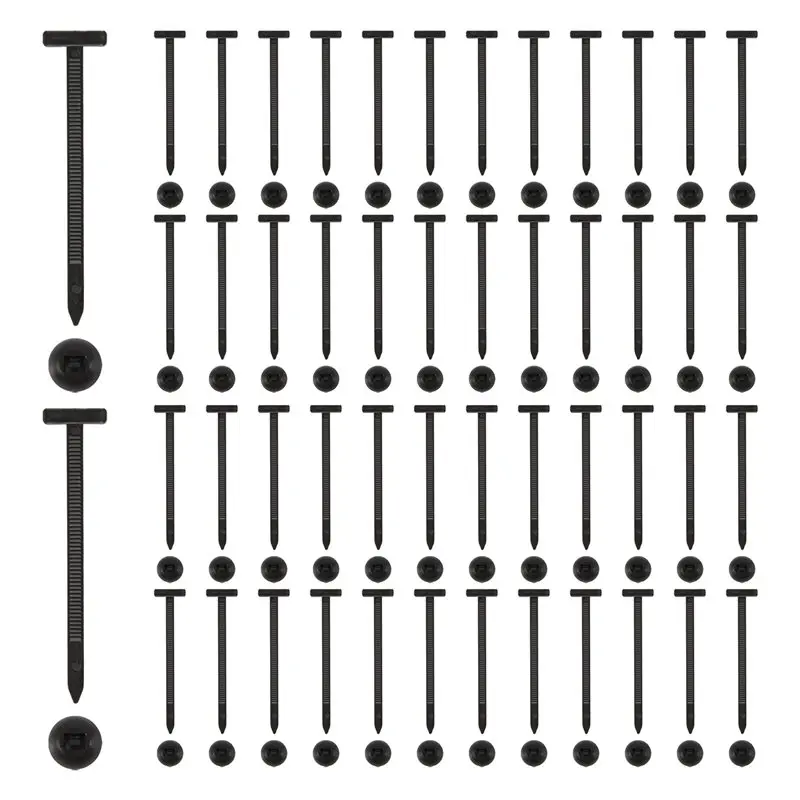 J1UL1N Universal Cable Tie Buckle Upgrade Multipurpose Plastic Cable Ties Tool Heavy Duty Self Locking 50PCS
