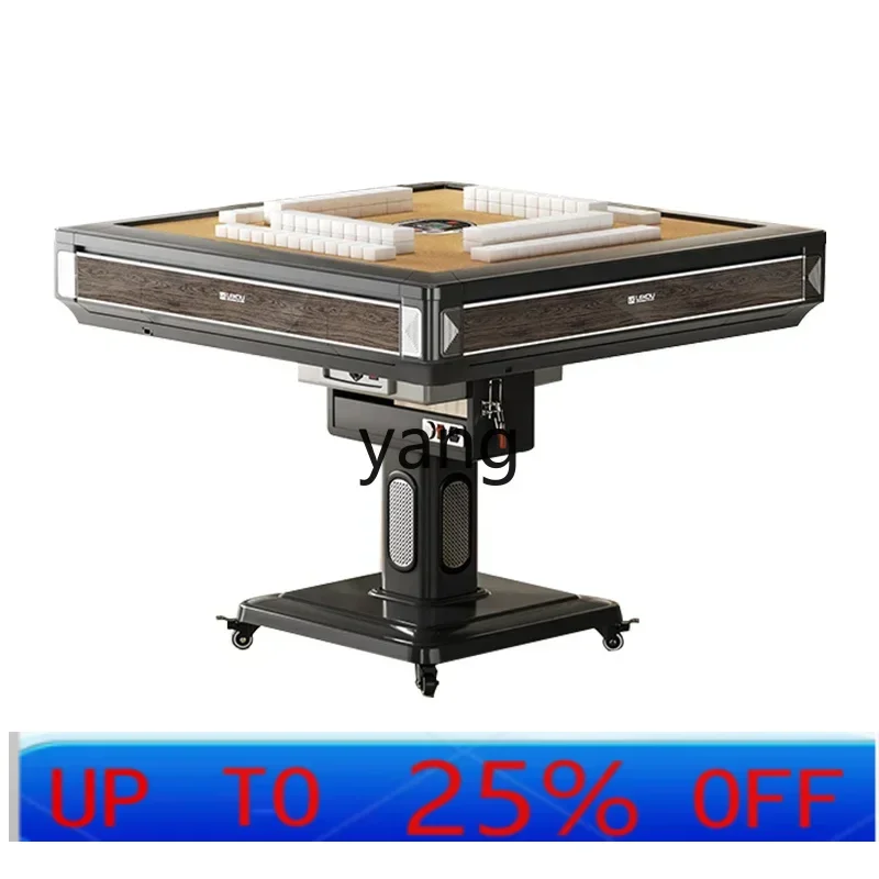 LTT automatic mahjong table household heating folding table dual-purpose no-scratch bass