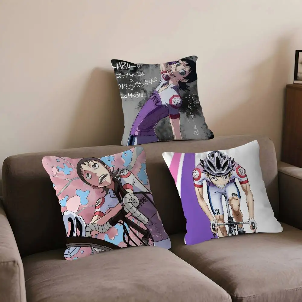 

Midousuji Akira Pillow Covers Cartoon Sofa Decorative Home Double-sided Printing Short Plush Cute Cushion Cover