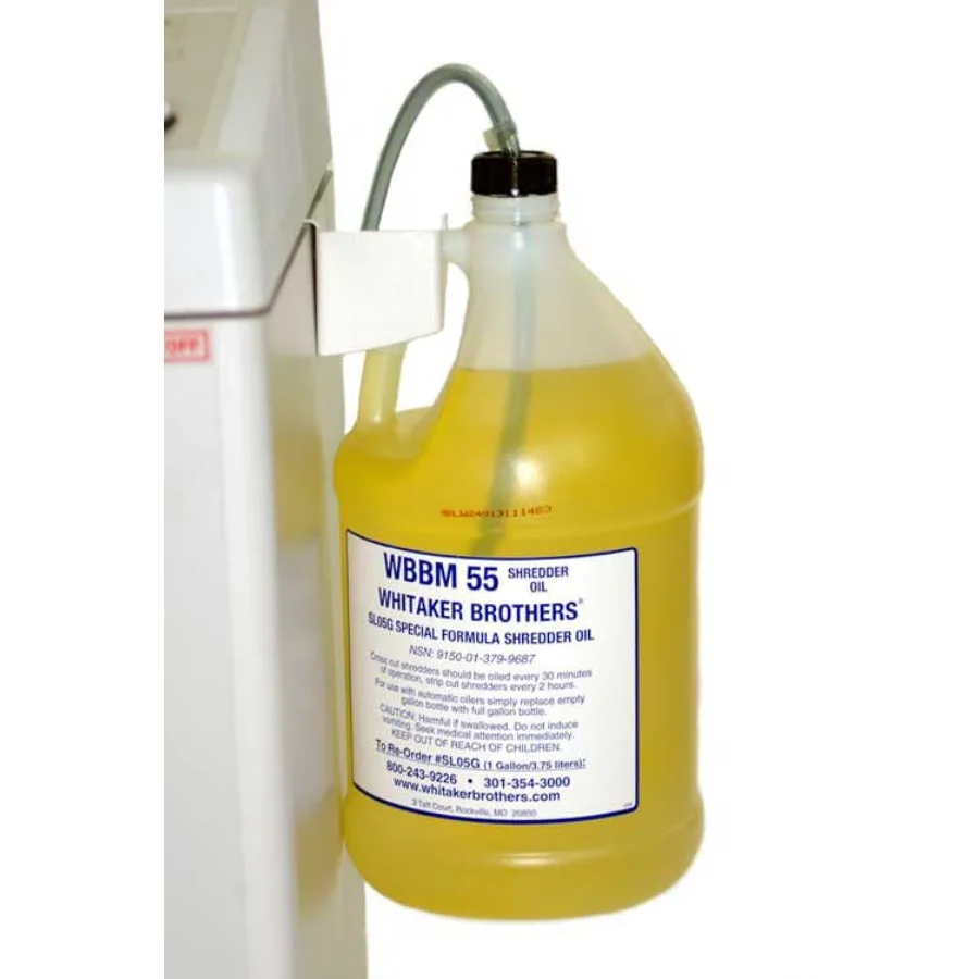 Комплект галлонов для измельчения бумаги с автоматической масленкой, 4 галлона измельчителя масла с винтовым кронштейном для непрерывной смазки