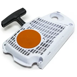 for Stihl MS 192T MS192T MS193T Chainsaw Recoil Starter Replacement White 1137 080 2100 1137 080 1800 Brand New