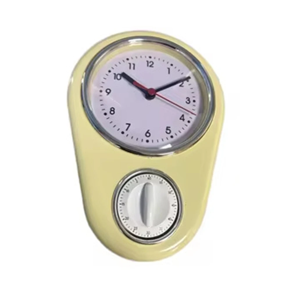9 Inch Kitchen Timer Wall Clock Multifunction Quartz Clock Large Display Accurate and Easy Operation for Cooking