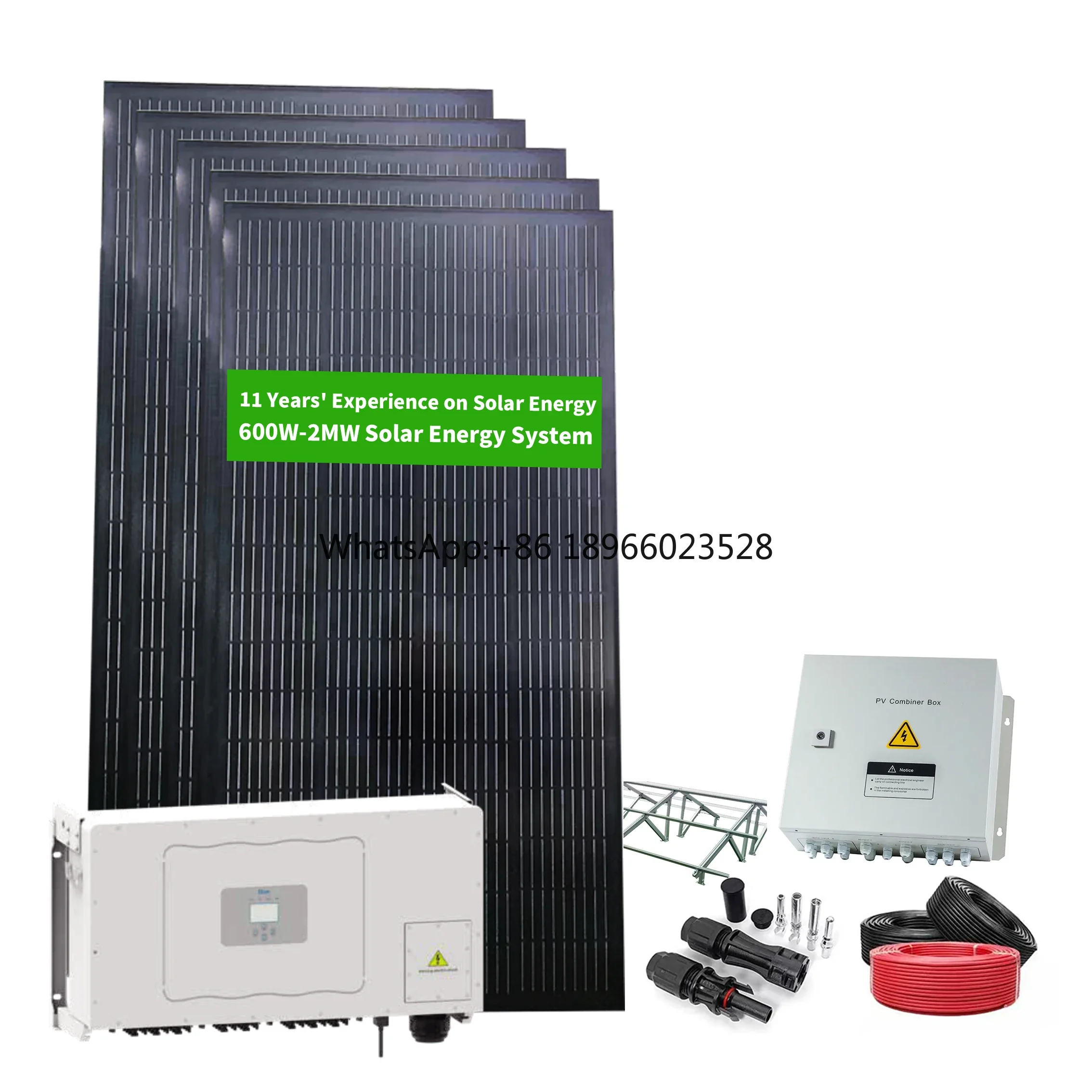 Excellent Quality 3MW Solar Inverter On Grid Growatt Energy Station On Grid with panels Conplete Set