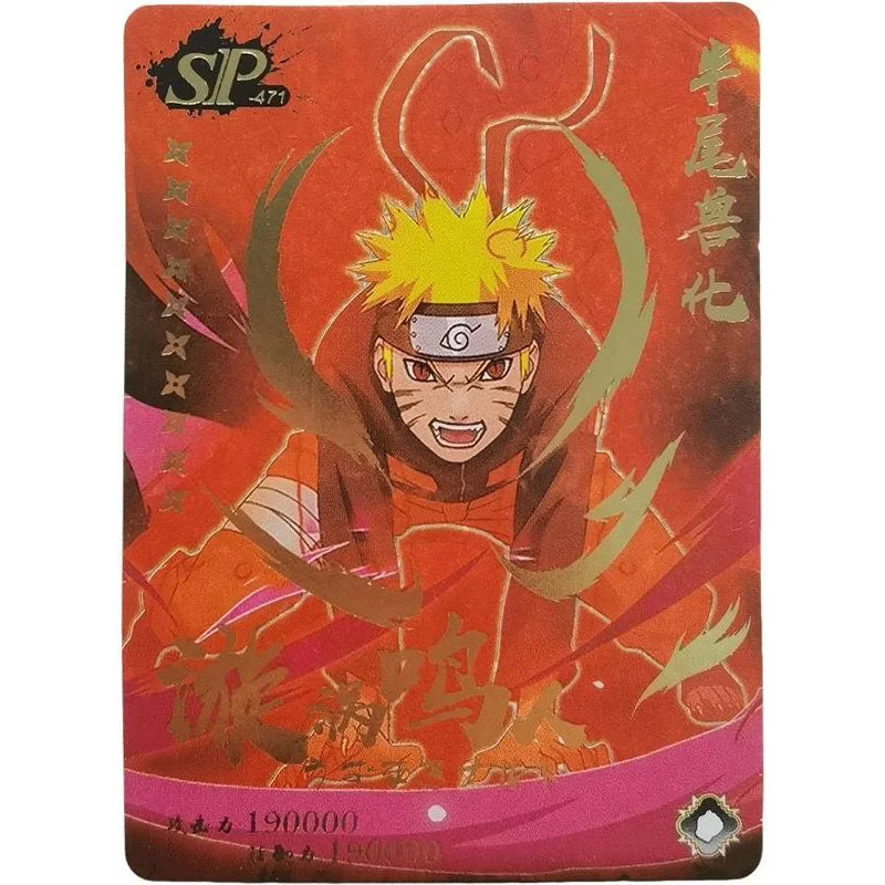 Anime NARUTO Rare SSP SP Refraction Foil Uzumaki Naruto Uchiha Madara Itachi Toys for boys Collectible Cards Birthday Present