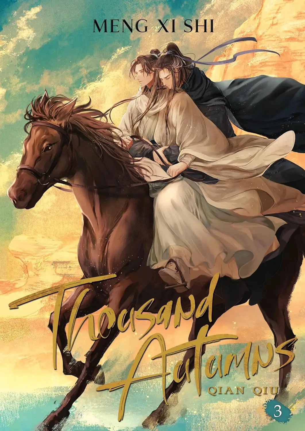 Qian Qiu English Comic Novel Thousand Autumns Vol. 3-4 Yan Wushi, Shen Qiao Ancient Chinese Romance Danmei Fiction Books