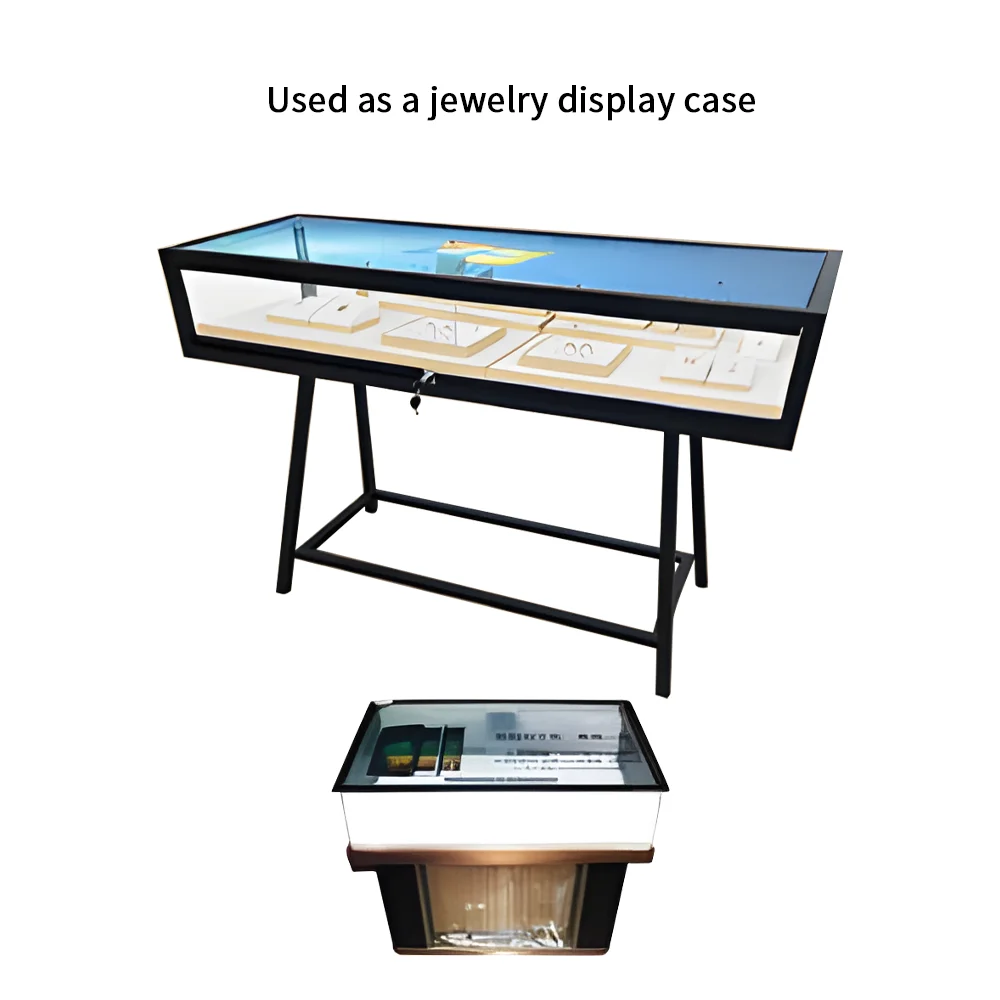 14 Inch Transparent Cabinet LED LCD Touch Screen Display Case IP65 Rating 3D Holographic 1-Year Warranty