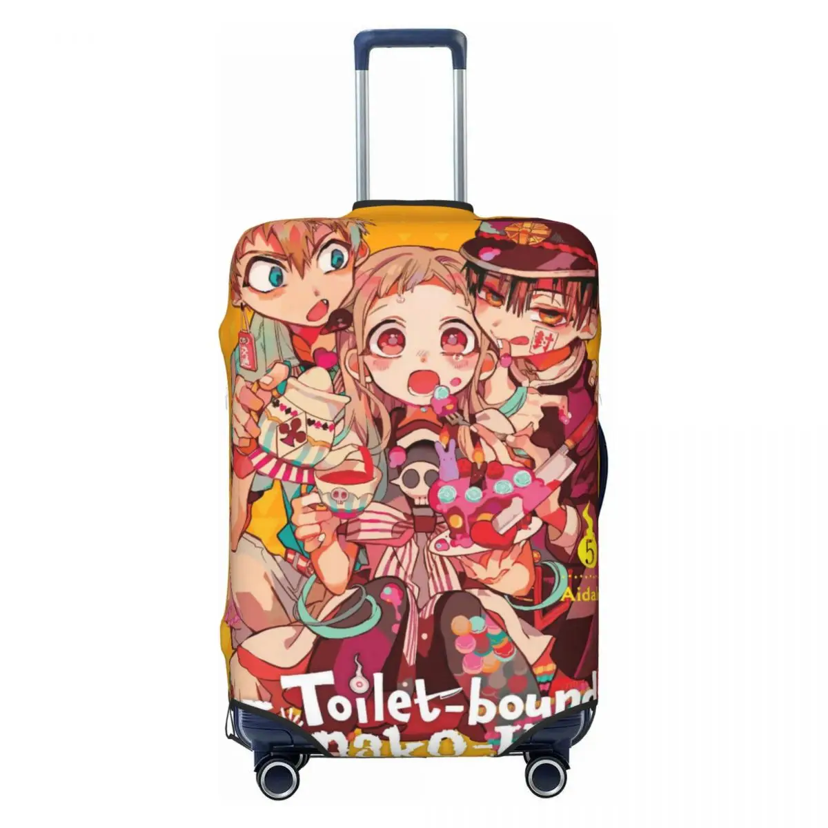 Hanakos Kuns Japanese Suitcase Cover Travel Protection Vacation Useful Luggage Case