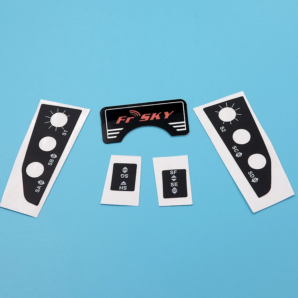 FRSKY TARANIS X9D/ X9D PLUS X9DP2019 SPECIAL EDITON STICKER SET SPARE CASE PARTS