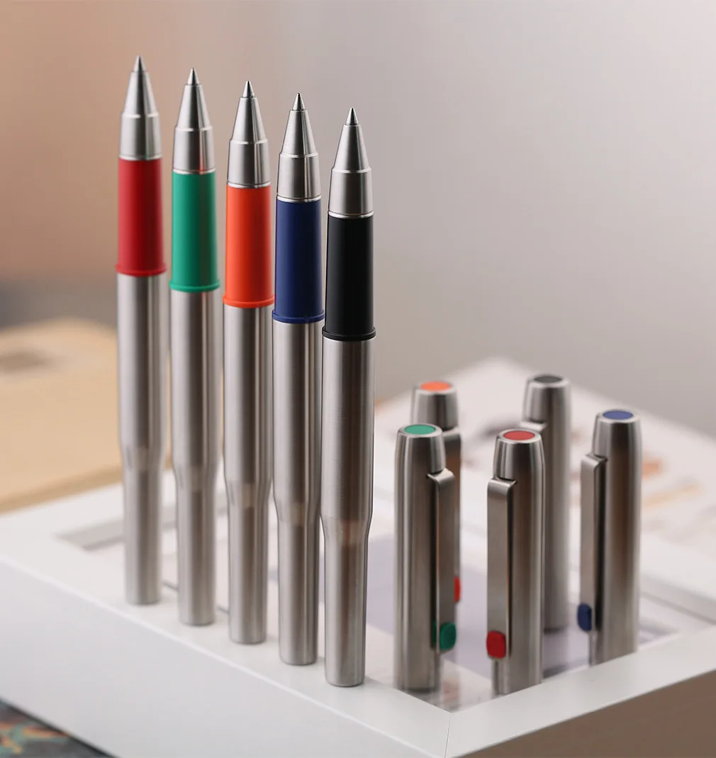 Długopis rollerball MAJOHN B25 Masterpiece, wzór Spades God of War, wkład Schmidt, korpus ze stali nierdzewnej, wysokiej jakości długopis do pisania, prezent. — zdjęcie produktu 2