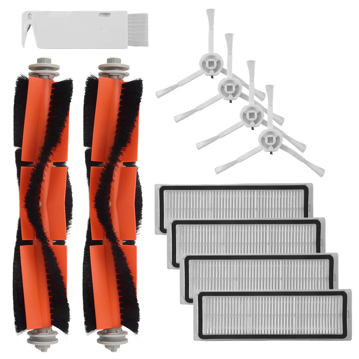 Xiaomi Mijia 1C stytj01zhm miロボット掃除機モップskv4093glスペアパーツa19g用サイドブラシローラーhepaフィルター