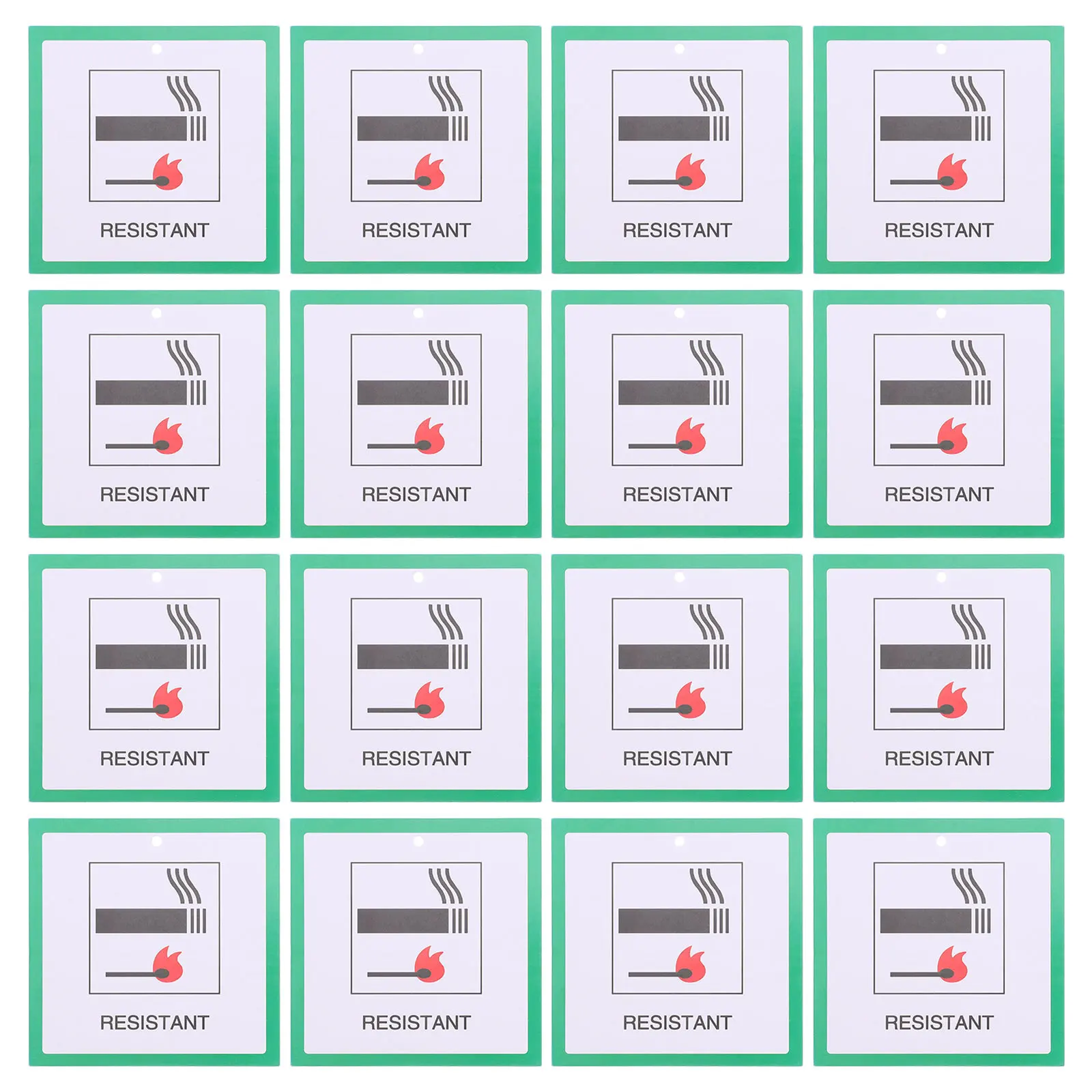 30pcs Fire Safety Labels Flame Retardant Self Adhesive Stickers For Furniture Upholstery Mattress Electrical Surfaces Indoor