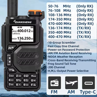 Original Quansheng UV-K5 digital display UHF&VHF dual band radio NOAA Aviation walkie-talkie 5W long range AM FM two-way radio