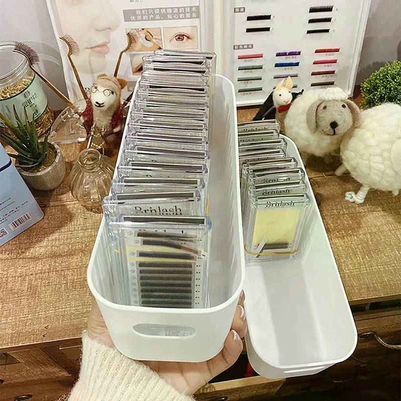 /Kuz/False Eyelash Storage Box For Eyelash Extension Tool Organizer Lash Accessories Cosmetic Makeup Tools Storage Box S/L
