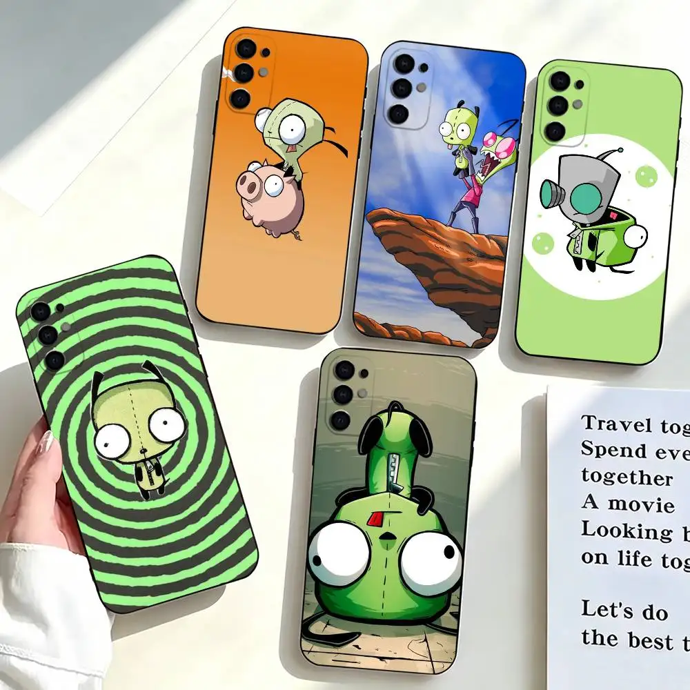 Madness-s Invader Zim Gir-ES  Phone Case Black Silicone Soft For Samsung S25,S24,S21,S22,S23,S30,Ultra,S20,Plus,Fe,Lite
