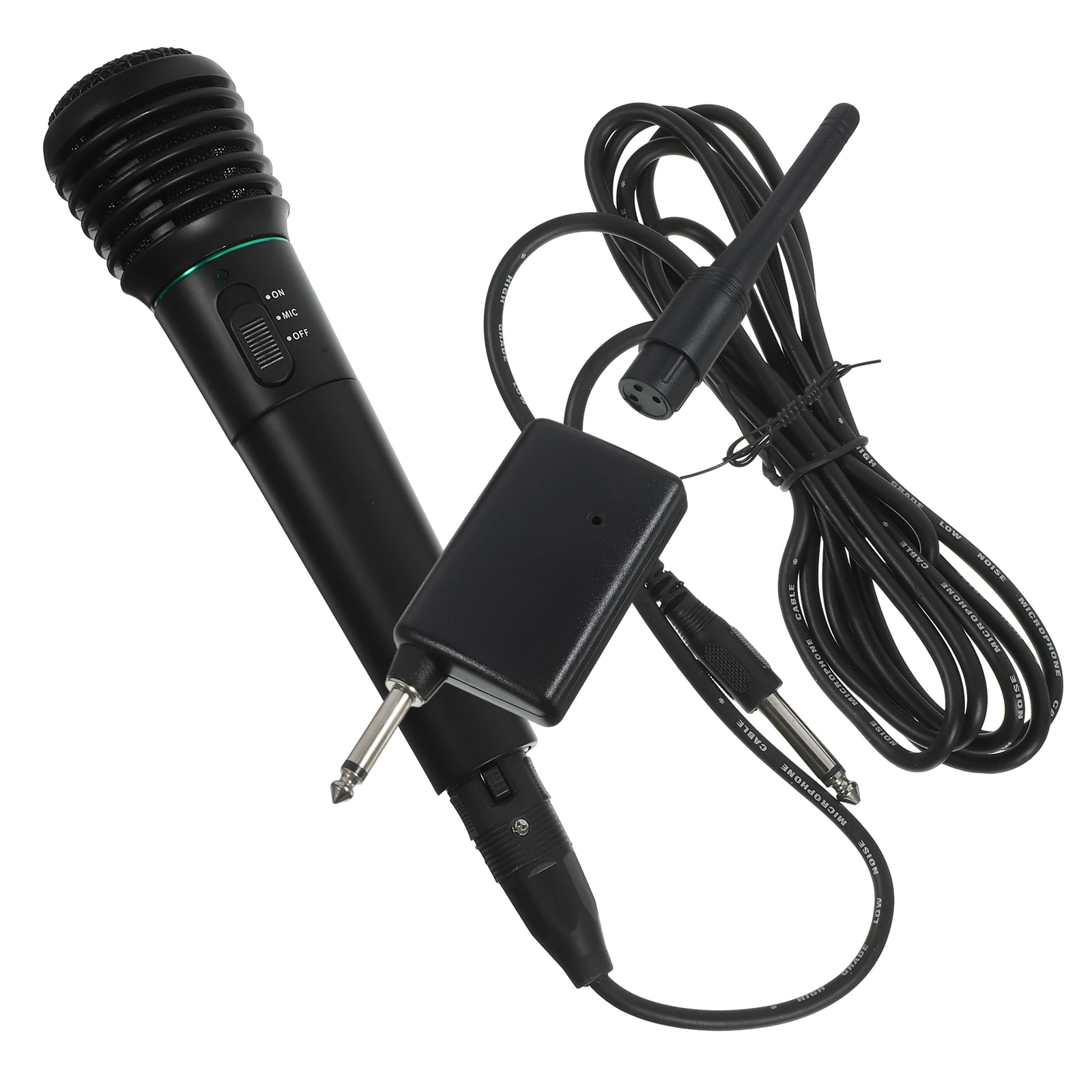 

2In1 Dual Use Microphone Wired Kit Wireless Portable Cordless Handheld 6 3mm Jack 8 20m Distance