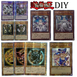 Yu-Gi-Oh DIY Master Of Knight Dragon Slifer the Sky Dragon Lord of Searing Flames Refractive brilliance Collectible cards