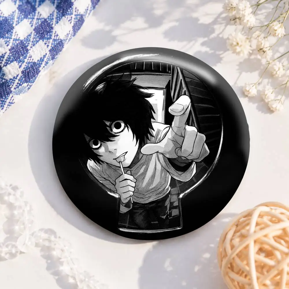 ANIME D-Death Nos-te-E Mixed Theme Round Button Badge Set Anime Cartoon Music Game Fashion Pins For Bags Clothes Accessories - view 5
