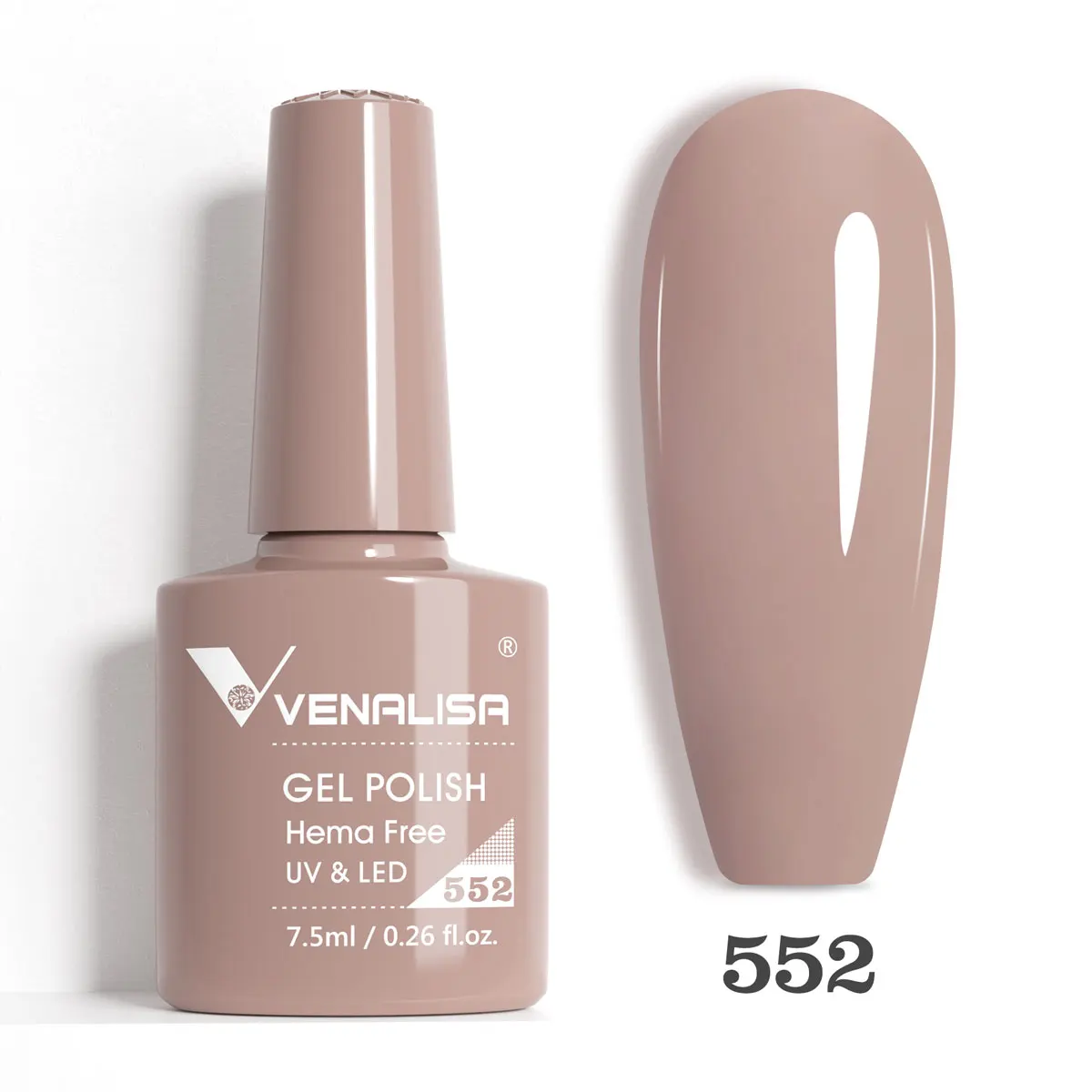 Venalisa HEMA TPO FREE Nagel-Gel-Nagellack, glitzernd, wunderschön, vollständige Abdeckung, Soak Off UV-LED, French Nail Jelly Pink Nude Collection