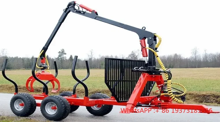 RIma Log Grapple Timber Crane 3-Punkt-Splitterholz mit Kran
