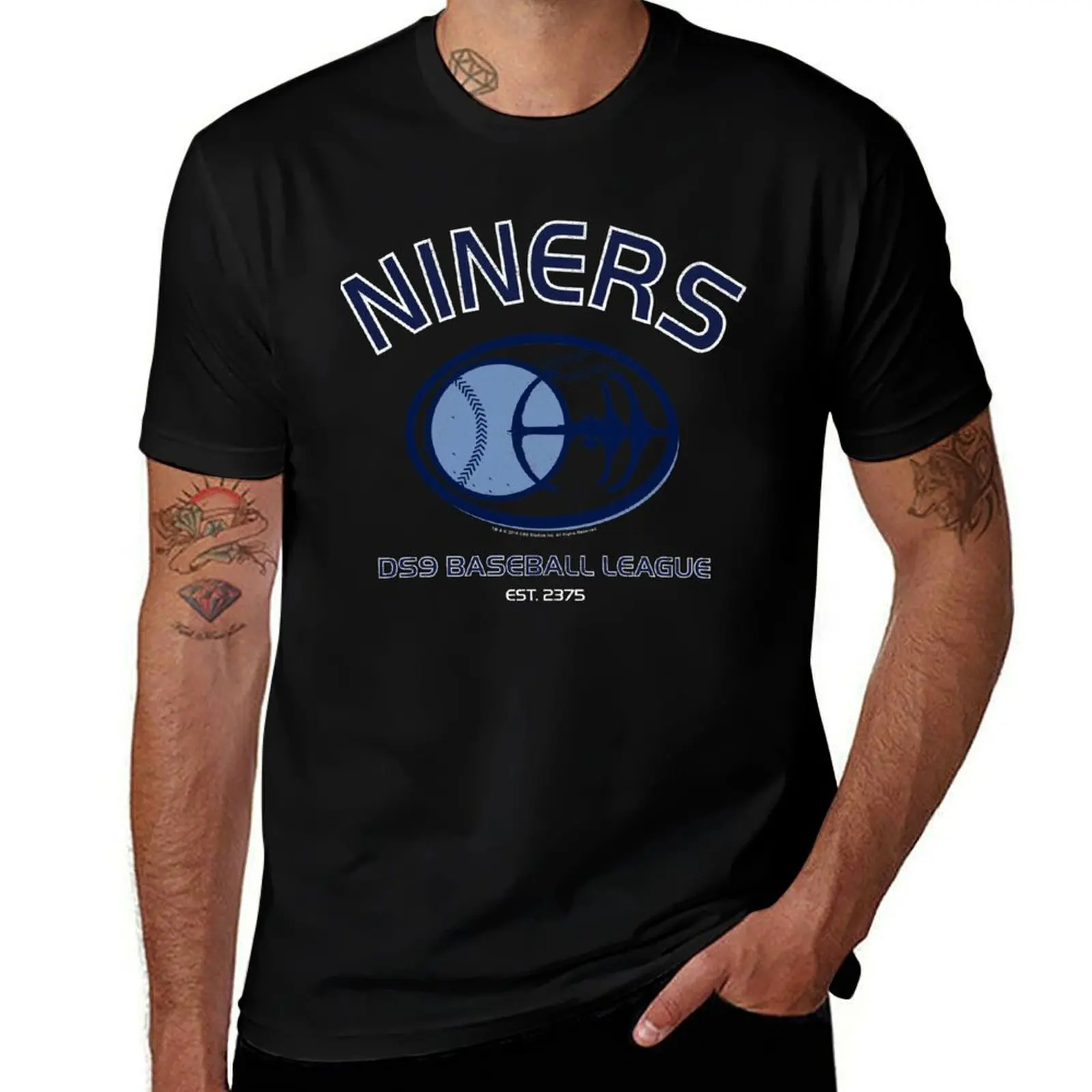 Star Trek Deep Space Nine Niners DS9 Baseball League T-Shirt man t shirts high quality luxury brand t shirts cotton 100% T-Shirt