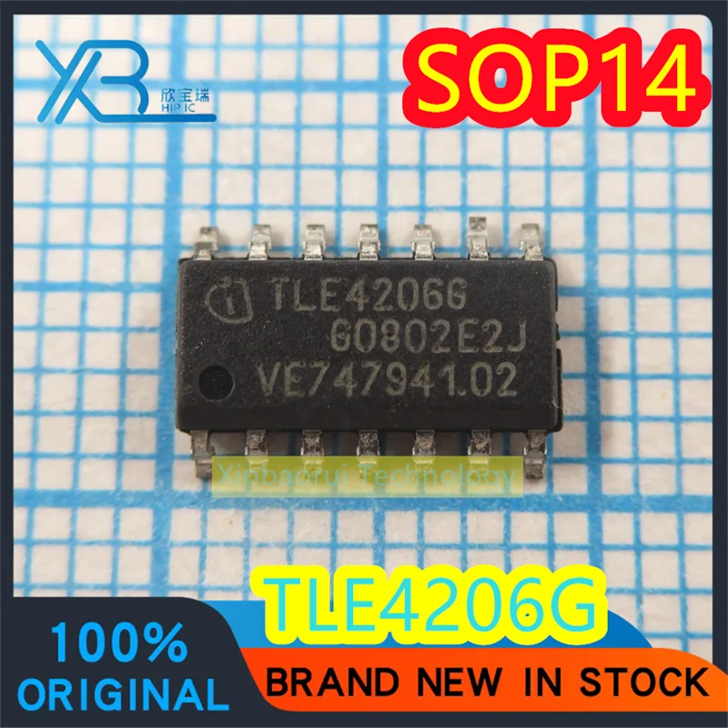 

(5/50pieces) TLE4206G TLE42066 TLE4206 SOP14 automotive motor driver 100% brand new good quality spot