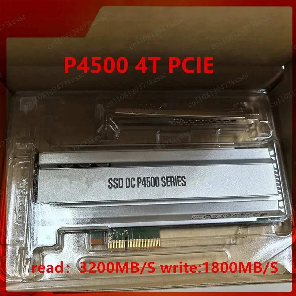 For Intel DC P4500 4TB SSD, PCIe NVMe Enterprise Solid State Drive, AIC Data Center Storage