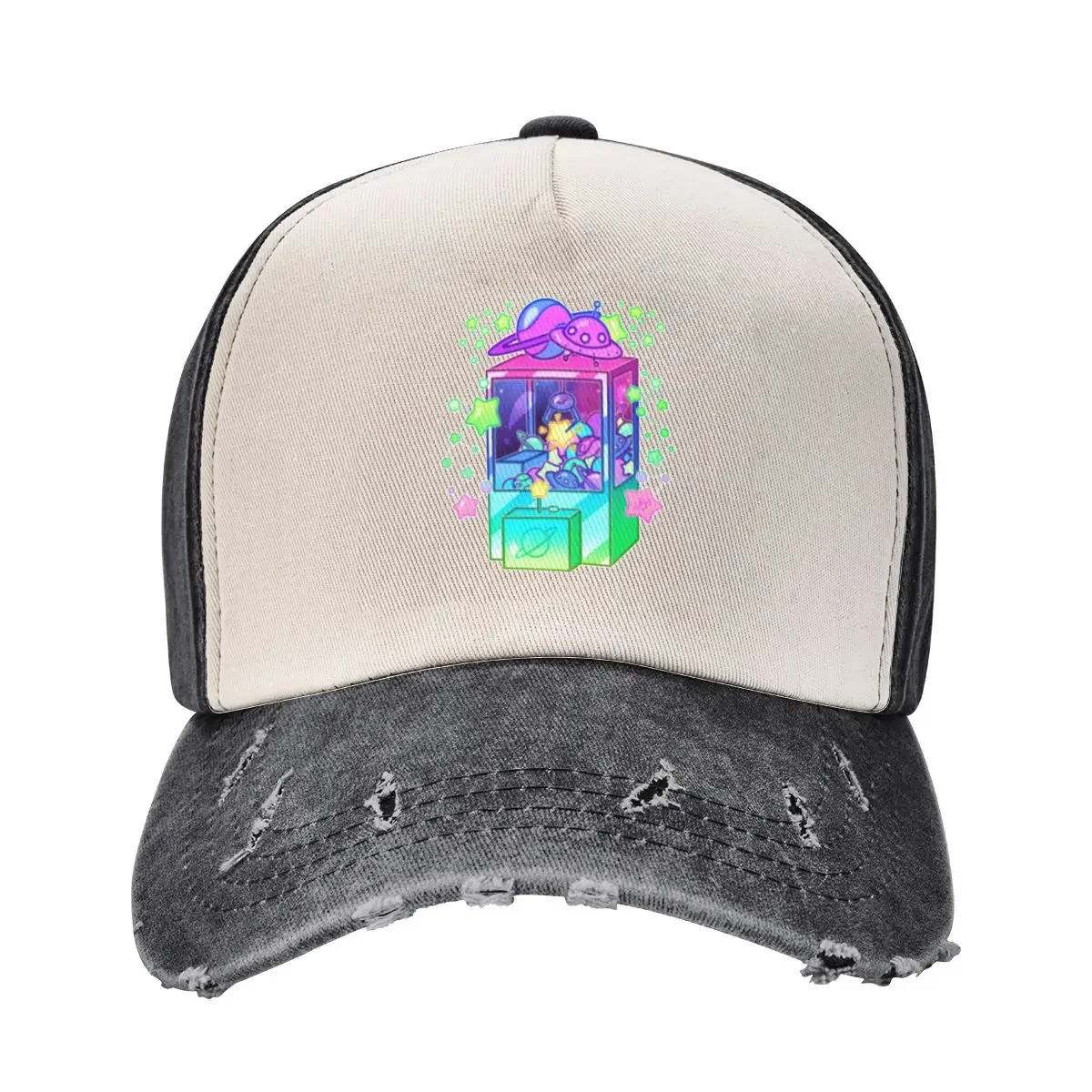 Neon Galaxy UFO Catcher Baseball Cap Trucker Cap Anime Hat Anime Luxury Cap Men Hats Women's