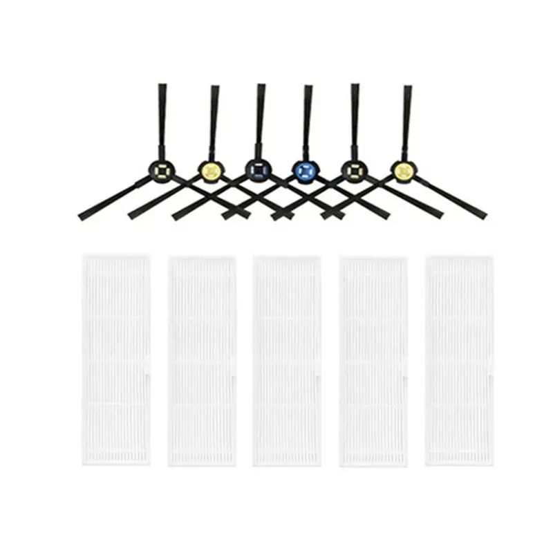 Staubsauger Seiten bürste Hepa Filter für ilife v3s max Roboter Staubsauger Teile Zubehör Ersatz