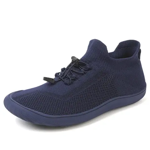 Homens sapatos de caminhada de dedo largo feminino confortável descalço calçado casual novo plano leve esportes zapatillas casal tamanho 36-46