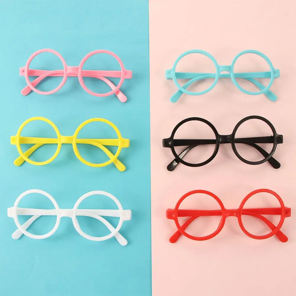 Portable Eyewear Without Glasses Lens Candy Color Children Kid Glasses Frame PP Round Glasses Frame Light Spectacle Frames