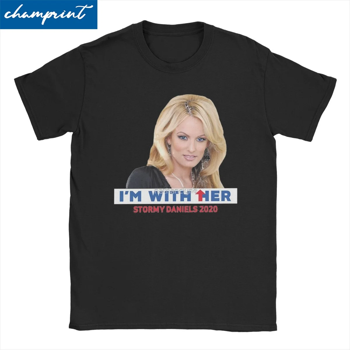 Stormy Daniels Men Women's T Shirts Fashion Tees Short Sleeve Round Neck T-Shirts Pure Cotton Birthday Gift Tops