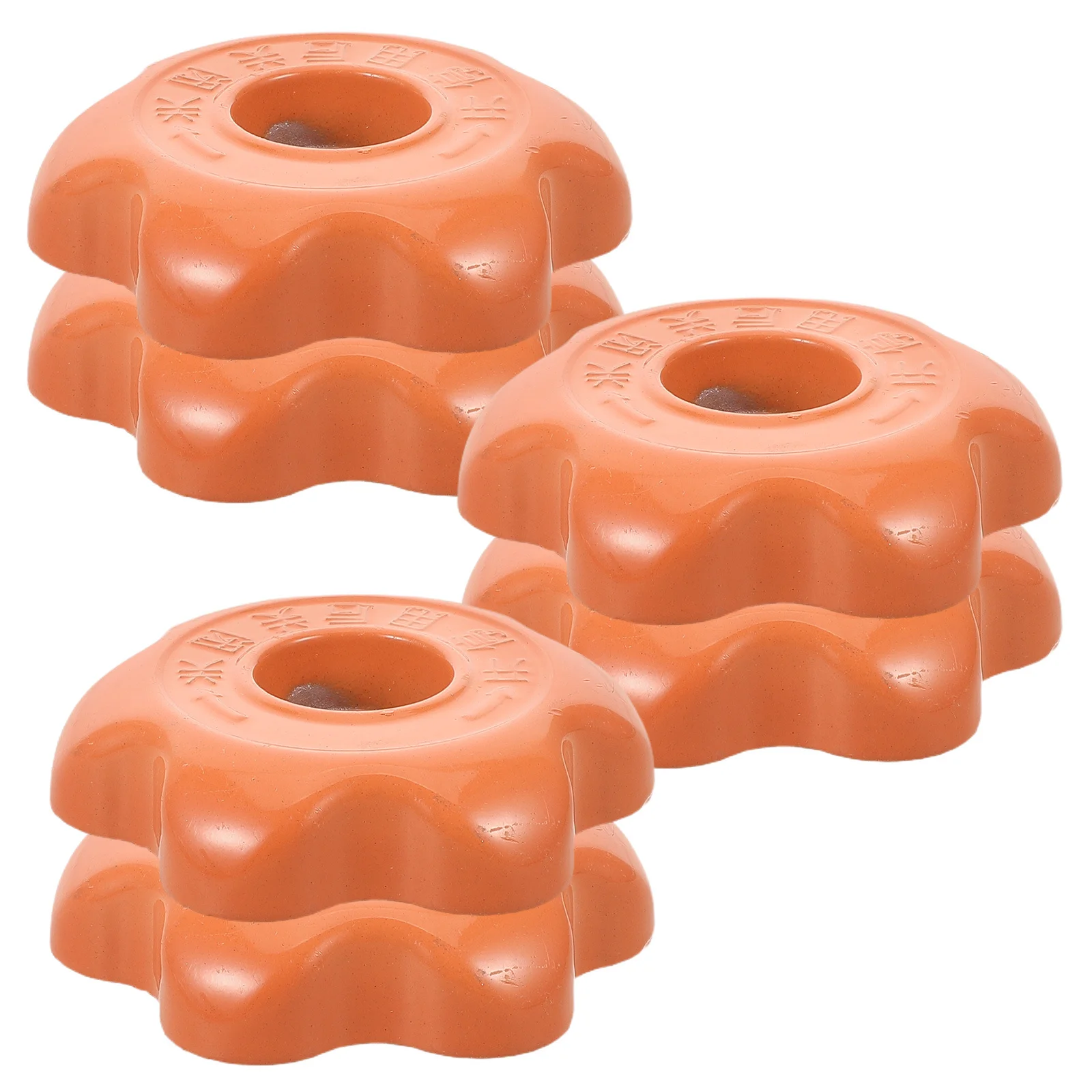 6 قطعة ملحقات اسطوانة الغاز المسال مقبض صمام عالمي لأسطوانات 15 كجم قبضة مسننة للتحكم السلس للشواء في الهواء الطلق