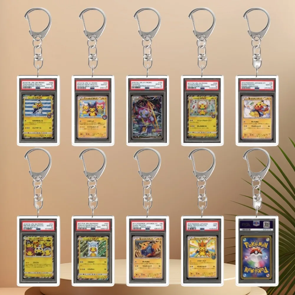 

DIY акриловый брелок на заказ PTCG рейтинг карты аниме игровая периферия мультфильмы рюкзак кулон украшения креативные праздничные подарки