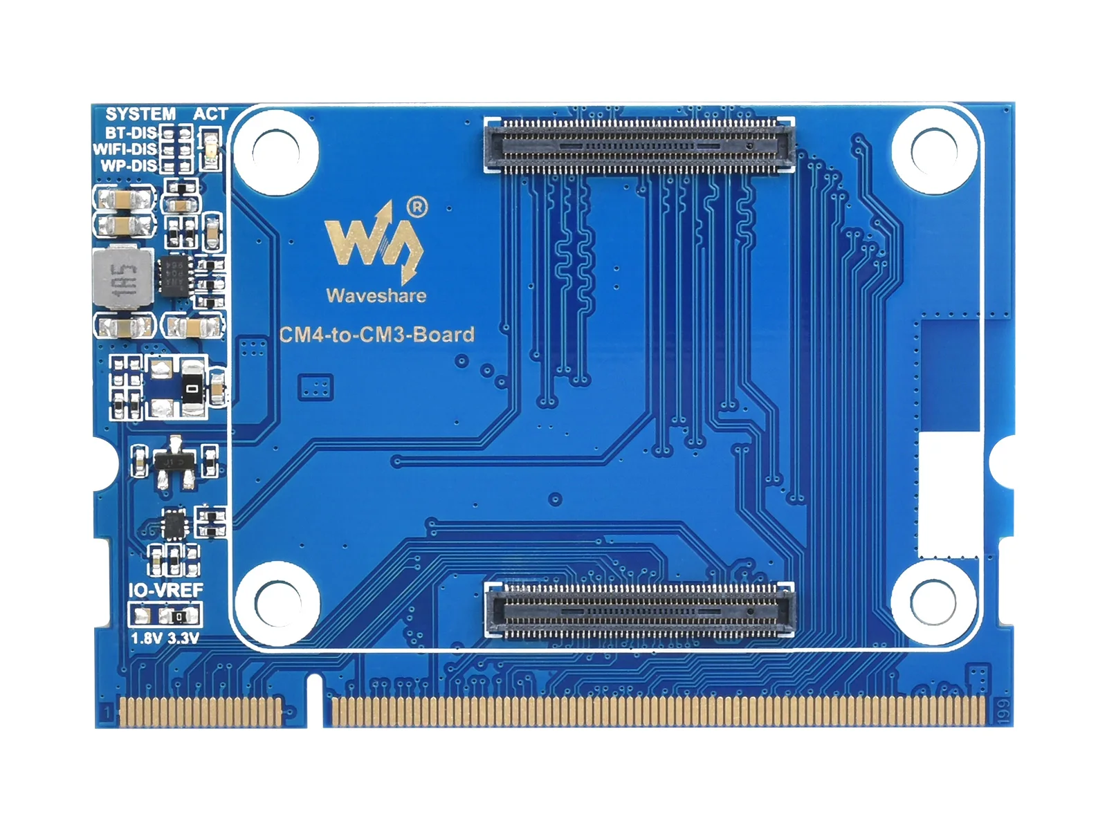 Waveshare adaptor Raspberry Pi CM4 ke CM3, solusi alternatif untuk Raspberry Pi CM3 / CM3 + mendukung Input daya 3.3V/5V