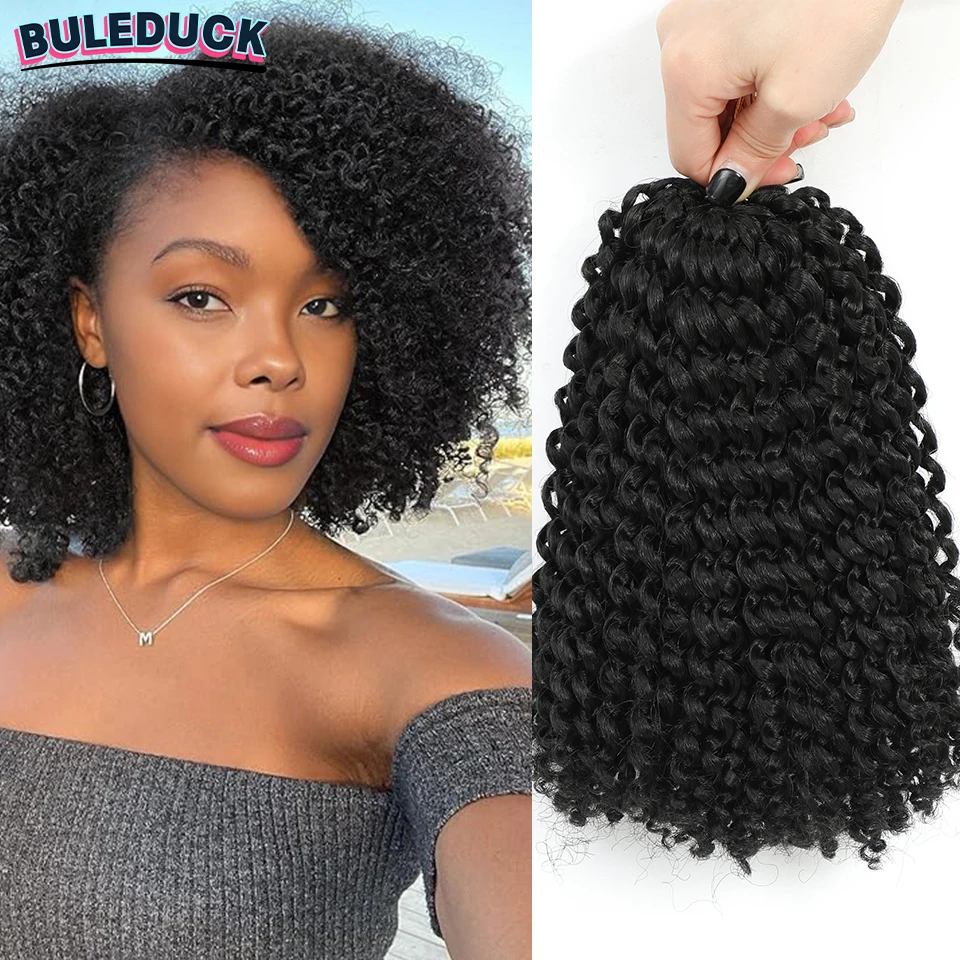 

8 Inch Short Passion Twist Hair Marleybob Crochet Hair Marleybob Crochet Hair Kinky Curly Ombre Braiding synthetic Hair