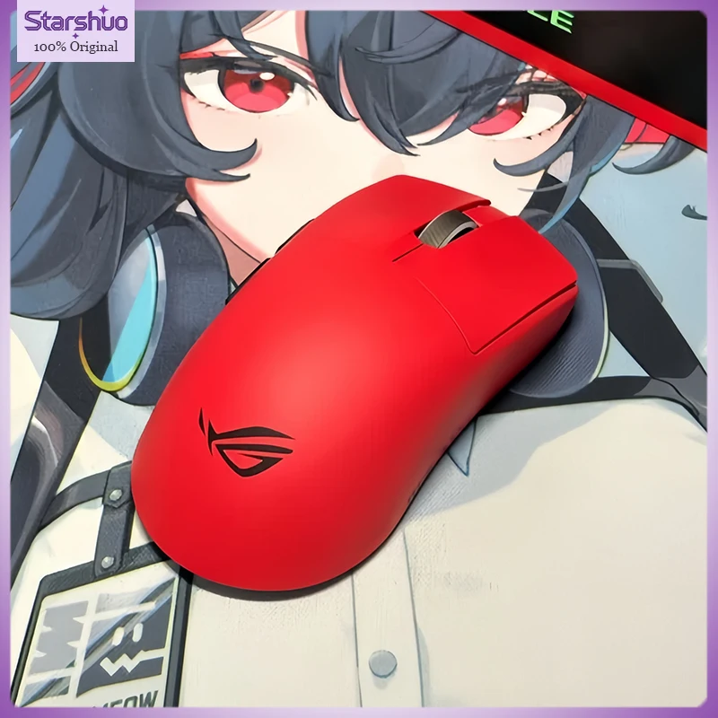 New ROG Dragon Scale 2 Ace Lava Red Lightweight 8K Wireless Gaming Esports Mouse 42K Sensor Professional Esports Hand Shape