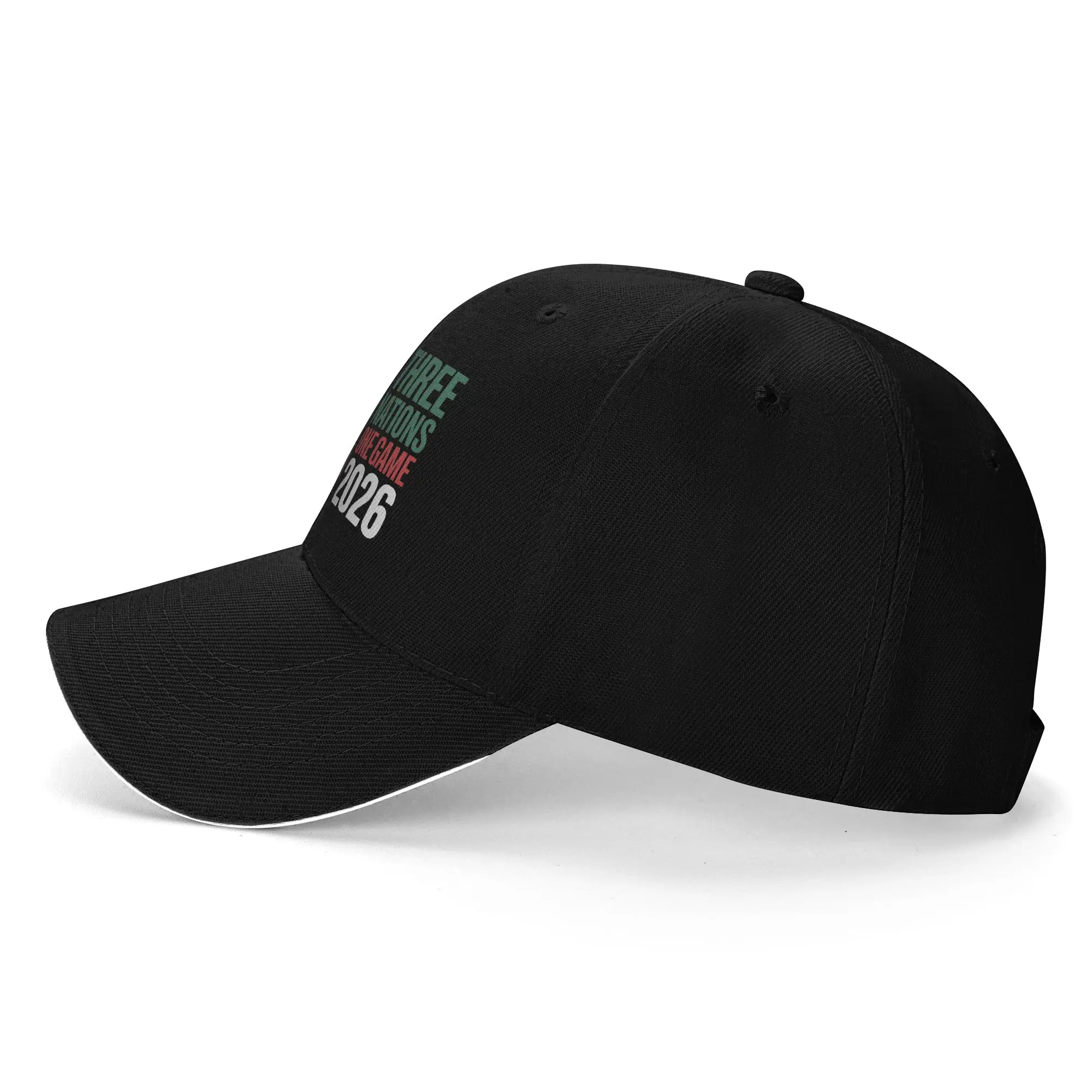 2026 USA Canada Mexico Soccer Sun Baseball Cap  Spring Casual Hip Hop Hats For Couple Women Outdoor Gym Snapback Cap