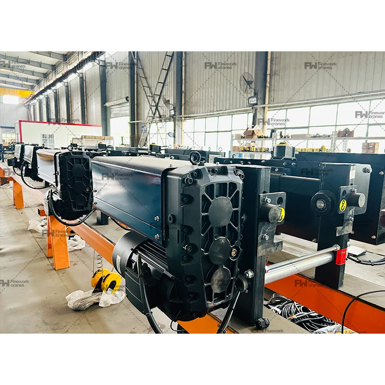 Heavy Duty Double Beam Electric Wire Rope Hoist 16 T Steel Billet Moving Remote Control Electric Hoist 13.2ton 15ton 20ton