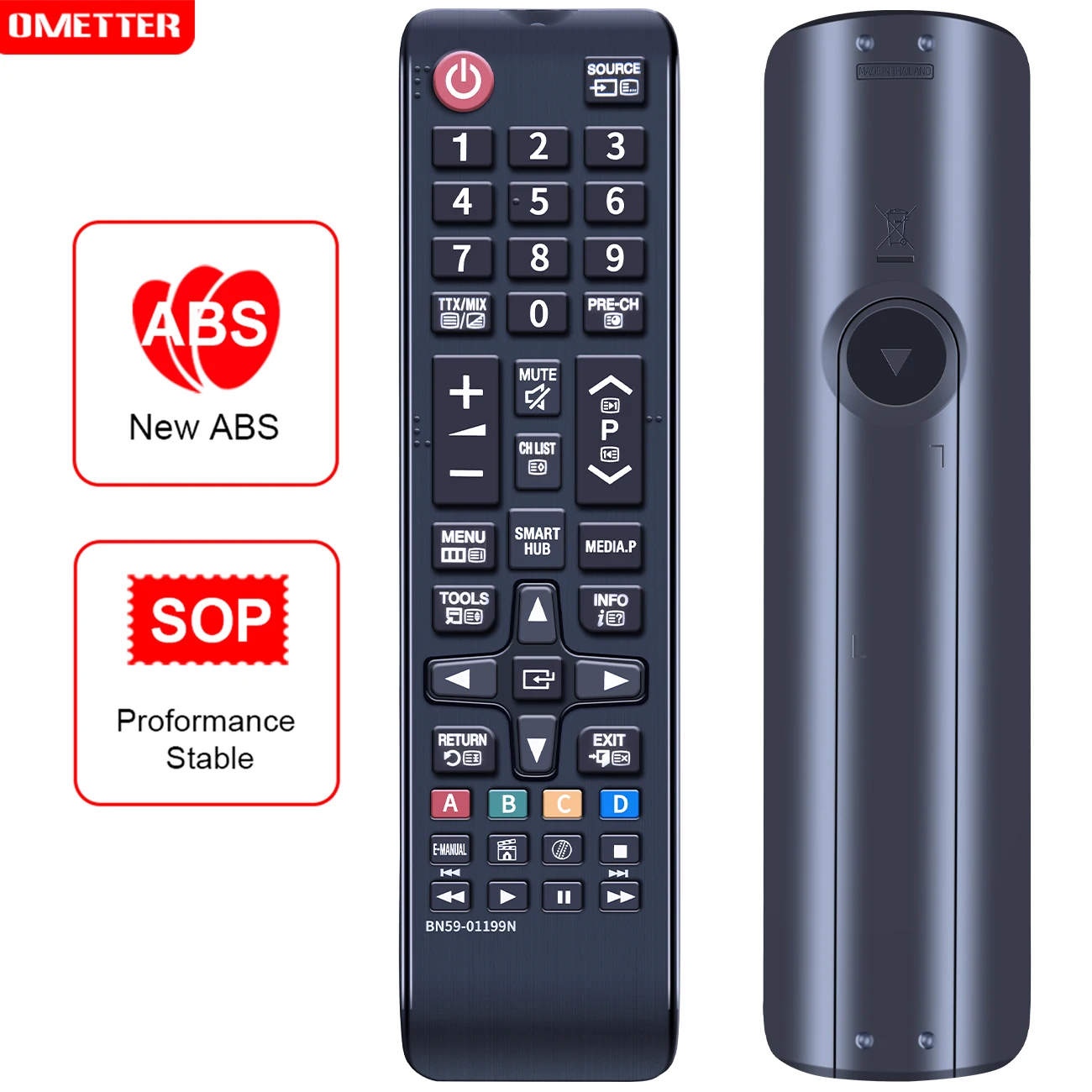 

NEW Replacement BN59-01199N For SAMSUNG LCD LED TV Remote Control UN40JU6400F UN43J5200AFXZA UN50J5200AF Fernbedienung