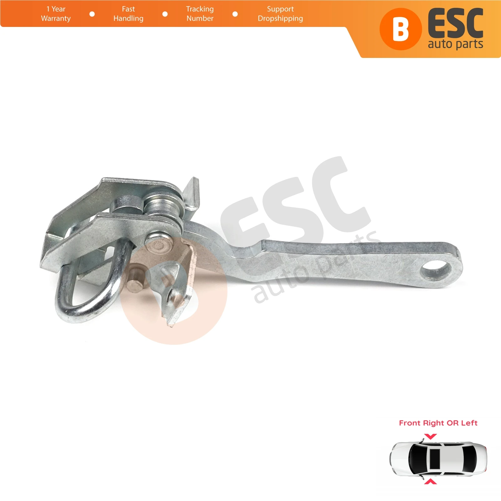 

EDP772 Front Left or Right Door Hinge Stop Check Strap Limiter 918179 9181G3 for Citroen Relay MK1 230 244 1994-2006