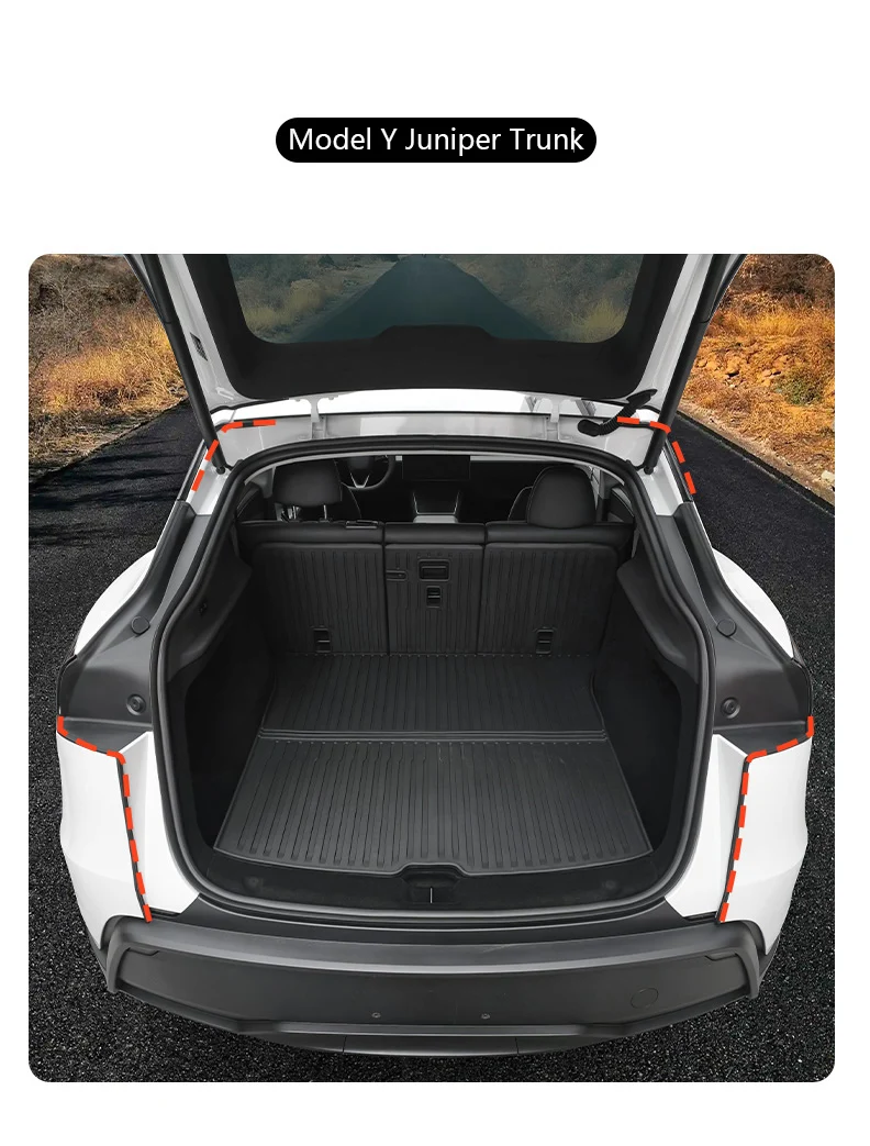For Tesla Model Y Juniper Door Seal Strip Soundproof Rubber Weatherstrip for Model 3 Highland B-Pillar Sealing Noise Reduction