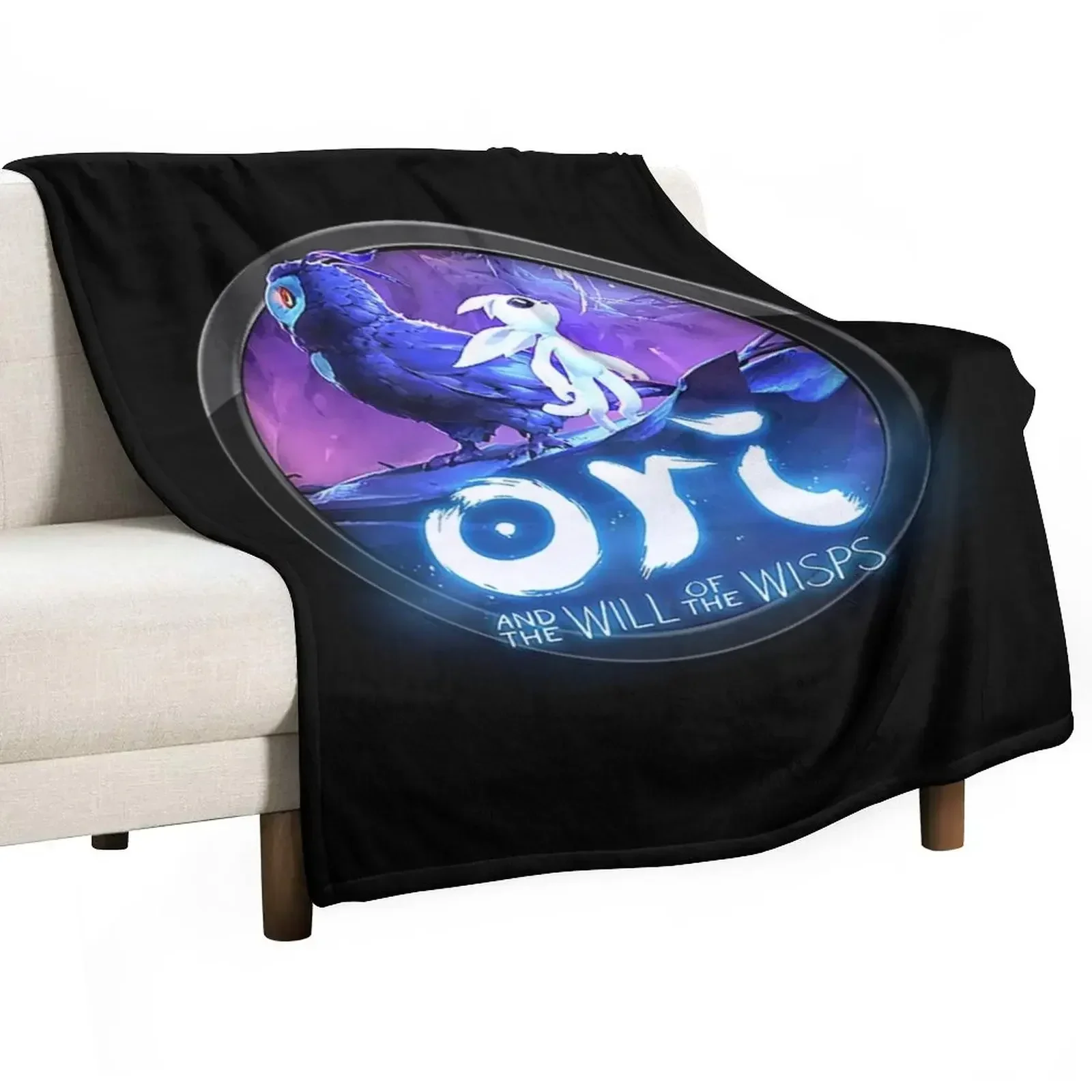 ori and the will of the wisps Throw Blanket for sofa for babies Furrys Sofa Throw Blankets